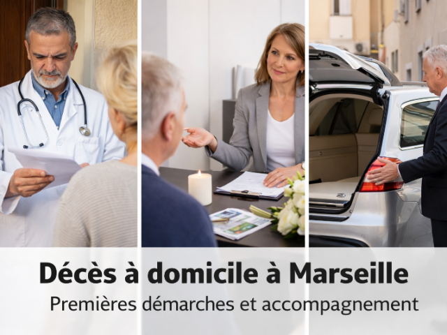 Décès à domicile à Marseille : premières démarches et accompagnement 7/7 et 24h/24