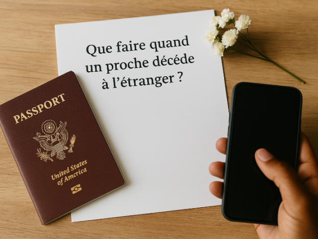 Pompes Funèbres  Marseille 13005 :Que faire quand un proche décède à l'étranger