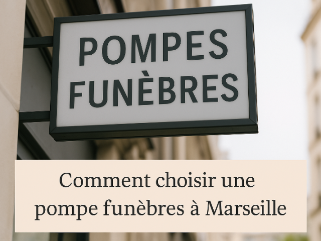 Pompes Funèbres de Marseille Permanence décès 24/24 et 7j/7  Lost Funéraire